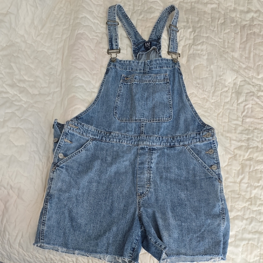 GAP Blue Denim Shortalls